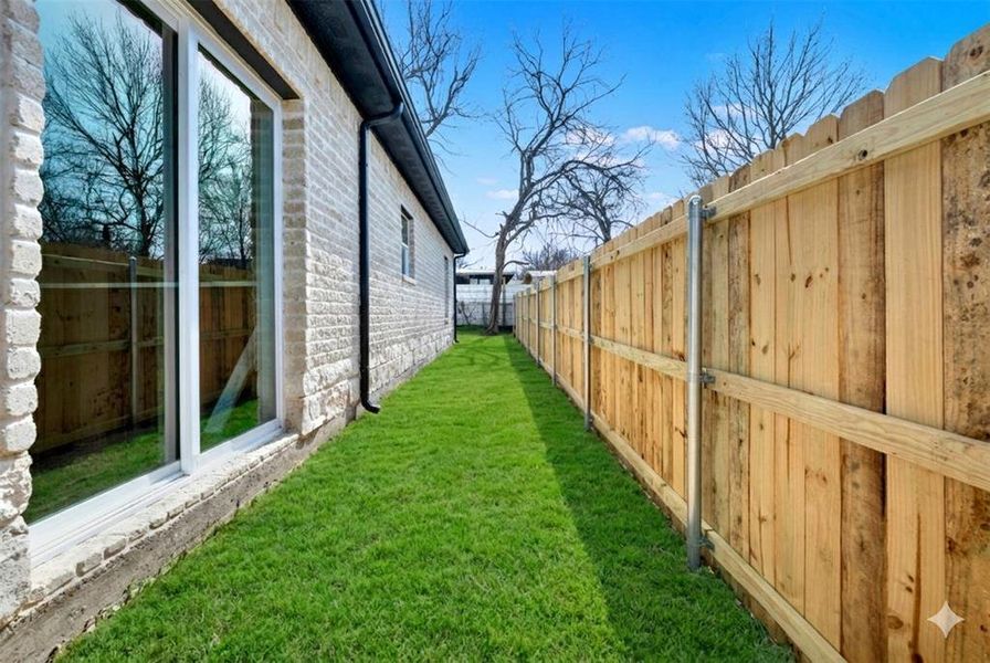 Exterior details and patio area of a home in , Greenville (Image 4). Exterior details and patio area of a home in , Greenville (Image 4).