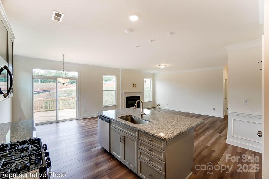 Furnished interior view inside a new home in Ashton Park, Monroe (Image 5).