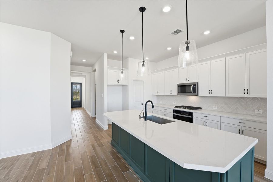 Furnished interior view inside a new home in , Cypress (Image 11).
