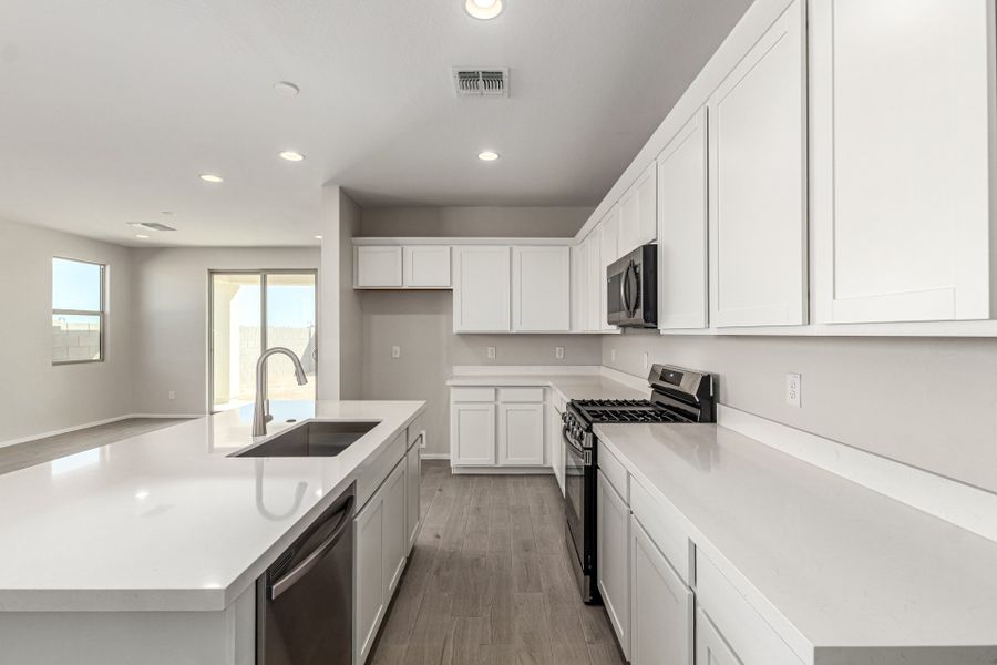 Furnished interior view inside a new home in Elara at Moonlight, Maricopa (Image 5).