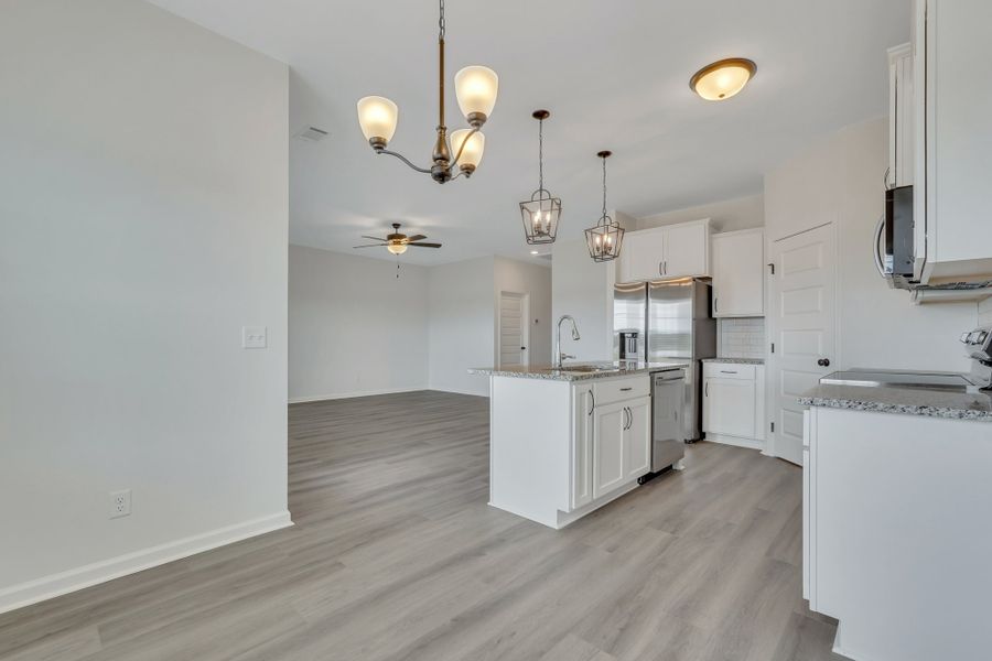 Representative furnished interior of a home built from the The Norman by RTS Homes in The Pointe at Villages on Marne, Hinesville (Image 7).
