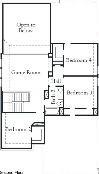 2D floor plan layout of this home in Stillwater Ranch, San Antonio, TX (Image 3). 2D floor plan layout of this home in Stillwater Ranch, San Antonio, TX (Image 3).