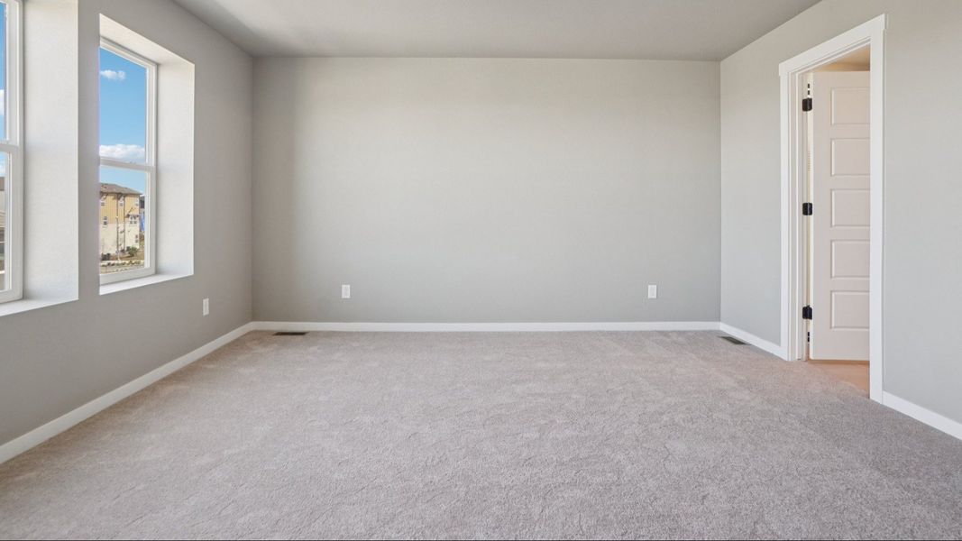 Furnished interior view inside a new home in Windler Townhomes, Aurora (Image 32).