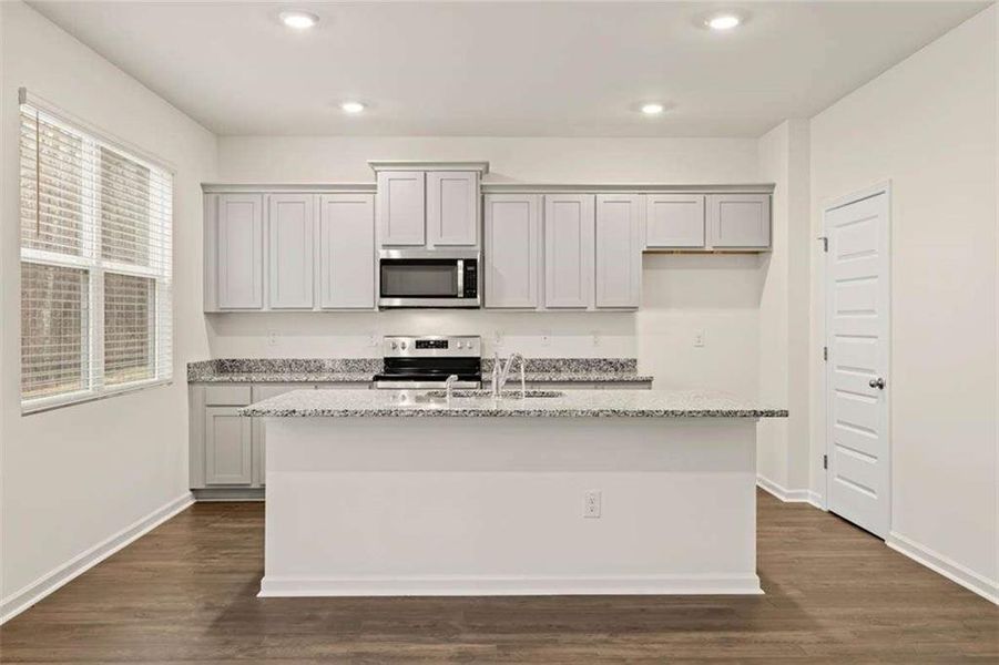 Furnished interior view inside a new home in Oakchase at Hampton, Hampton (Image 41).