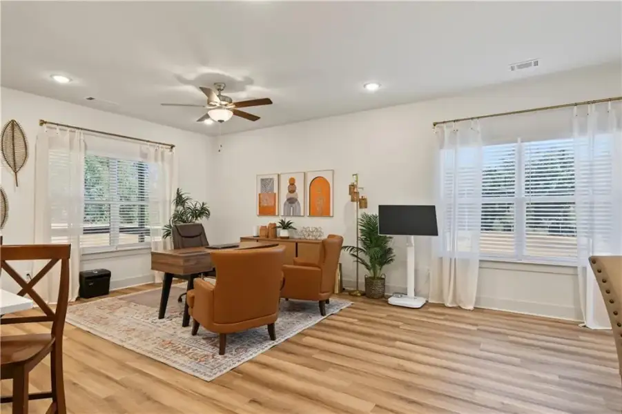 Furnished interior view inside a new home in , Norcross (Image 12).