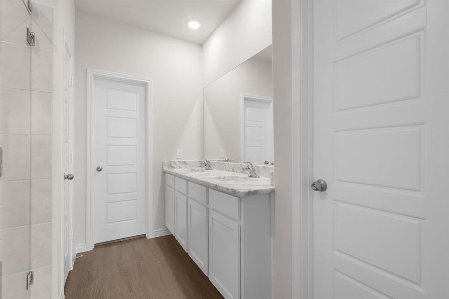 Furnished interior view inside a new home in Rocky Creek Crossing, Fort Worth (Image 3).