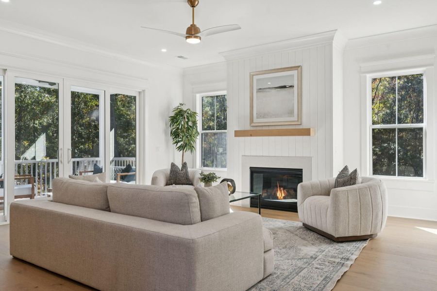 Furnished interior view inside a new home in , Mount Pleasant (Image 59).