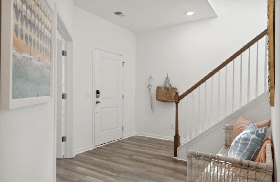 Furnished interior view inside a new home in Sweetgrass at Summers Corner, Summerville (Image 7).