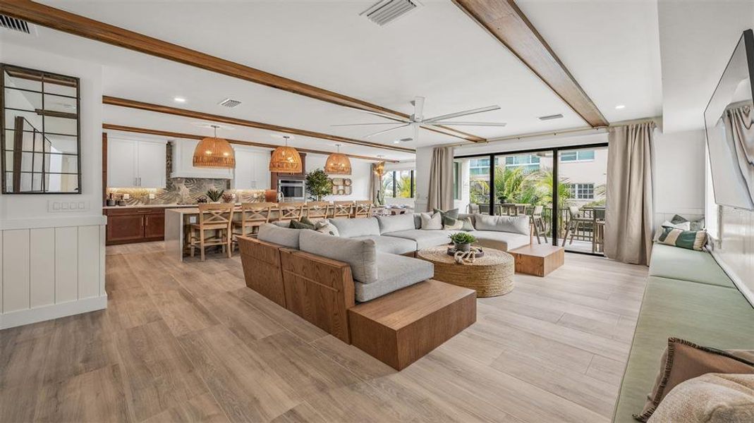 Furnished interior view inside a new home in , Sarasota (Image 59).