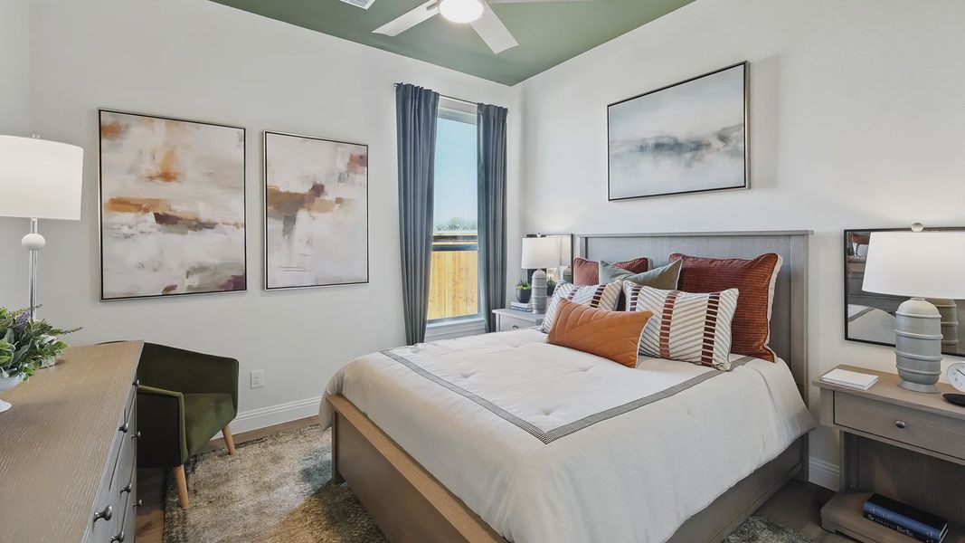 Furnished interior view inside a new home in Rio Vista at Kelly Ranch, Aledo (Image 16).
