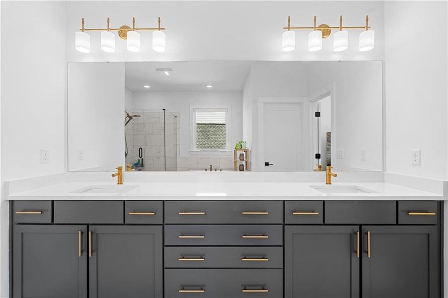 Furnished interior view inside a new home in , Marietta (Image 37).