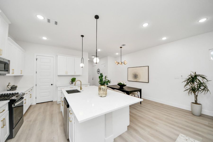 Furnished interior view inside a new home in , Houston (Image 3). Furnished interior view inside a new home in , Houston (Image 3).