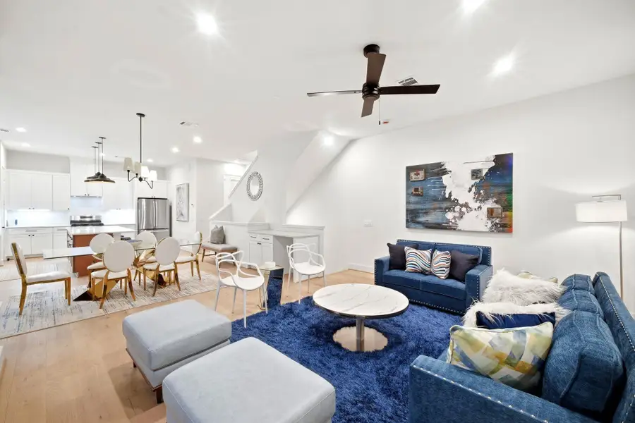Furnished interior view inside a new home in , Houston (Image 46).