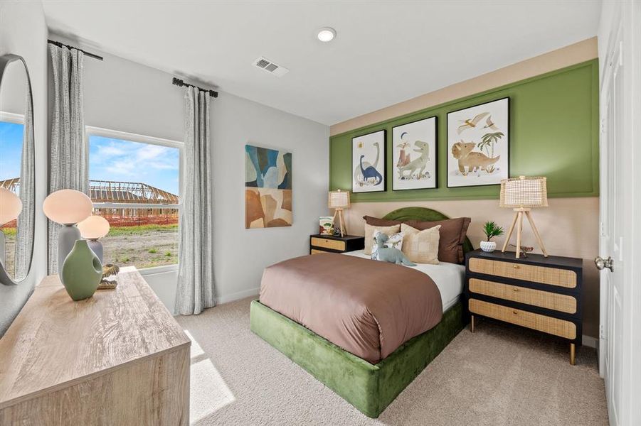 Furnished interior view inside a new home in MiraVerde, Crowley (Image 10).