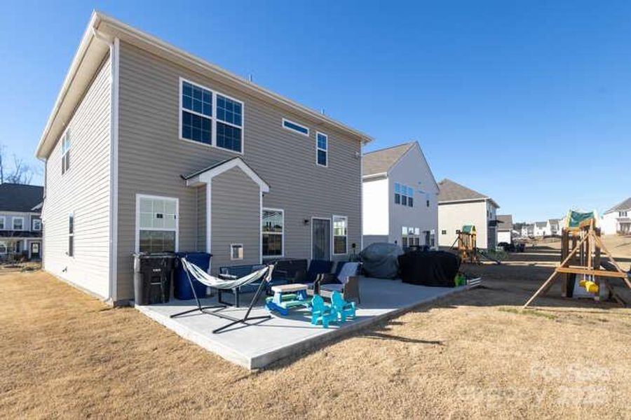 Exterior details and patio area of a home in , Mooresville (Image 24).