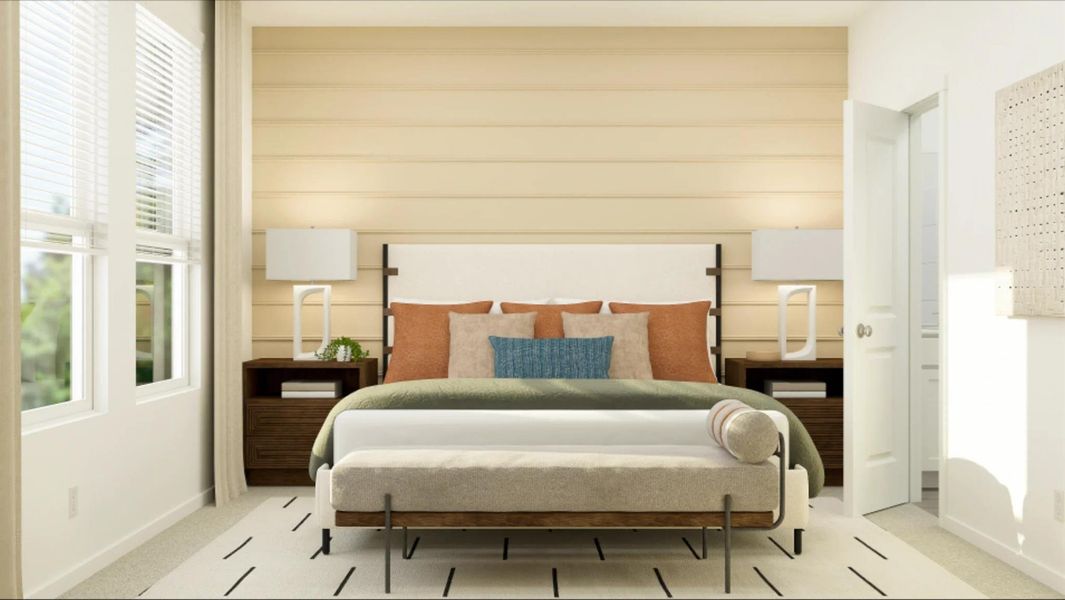 Furnished interior view inside a new home in Moore Landing, Magnolia (Image 8).