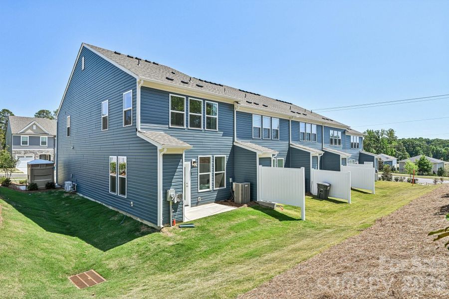 Model Home - Backyard. Model Home - Backyard.