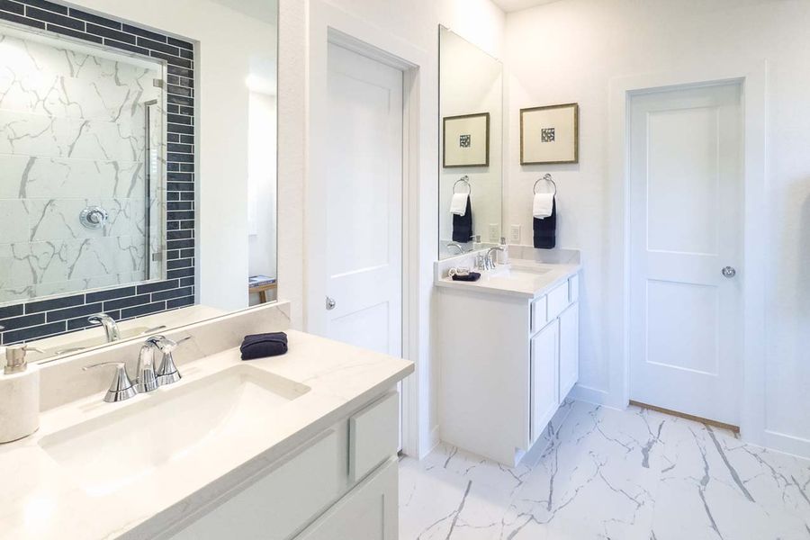 Representative Primary Bathroom - some options shown Representative Primary Bathroom - some options shown