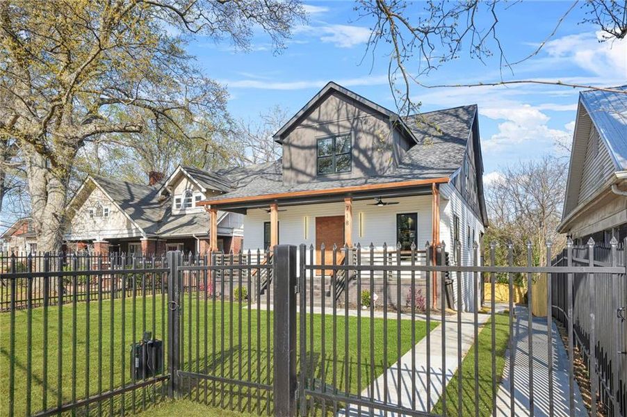 Front exterior of a new home in , Atlanta, GA, highlighting curb appeal (Image 2).