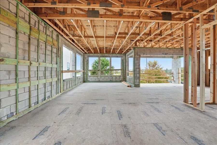 In-progress construction of a new home in , Orlando, FL (Image 47).