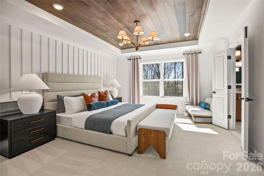 Furnished interior view inside a new home in Riverstone, Monroe (Image 27).
