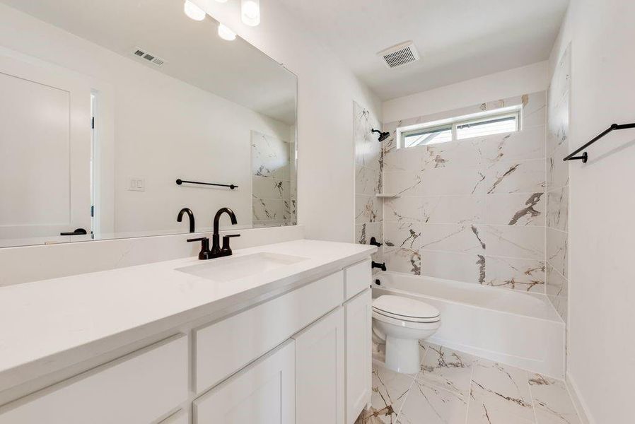 Furnished interior view inside a new home in Chatham Reserve, Providence Village (Image 5).