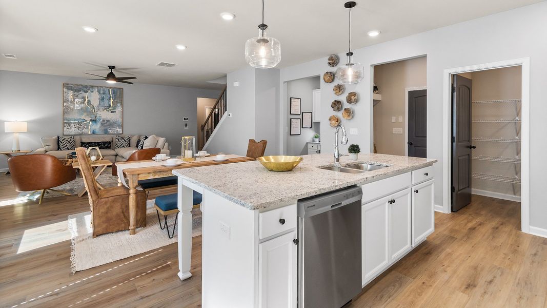 Furnished interior view inside a new home in Camp Creek Village, Atlanta (Image 17).