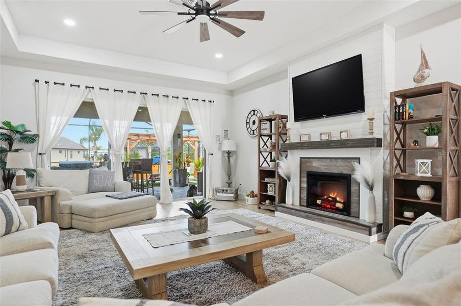 Furnished interior view inside a new home in , Weeki Wachee (Image 16).