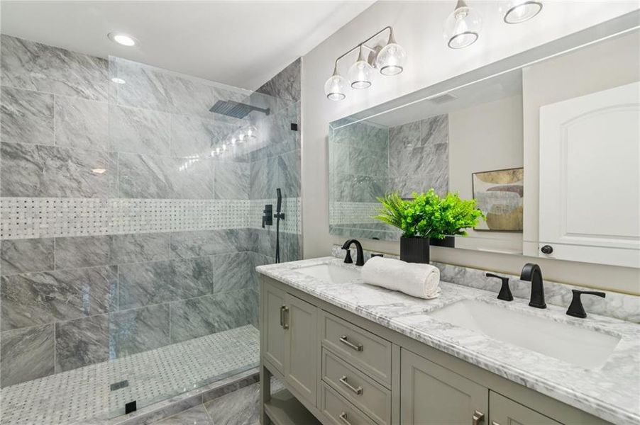 Furnished interior view inside a new home in , Decatur (Image 9).