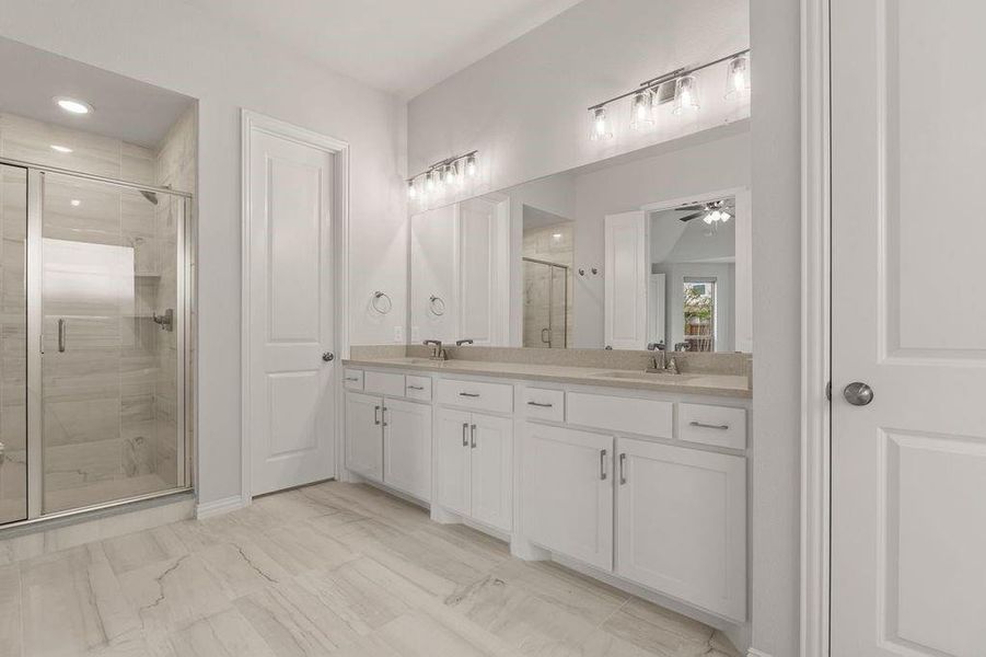 Furnished interior view inside a new home in , Prosper (Image 6).