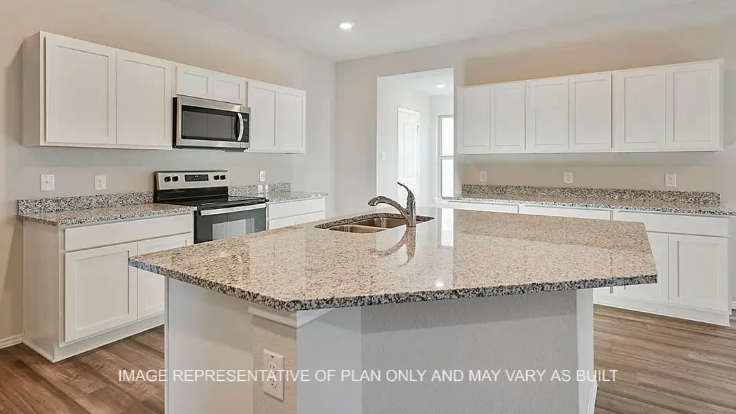 Furnished interior view inside a new home in Liberty Village, Brenham (Image 3).