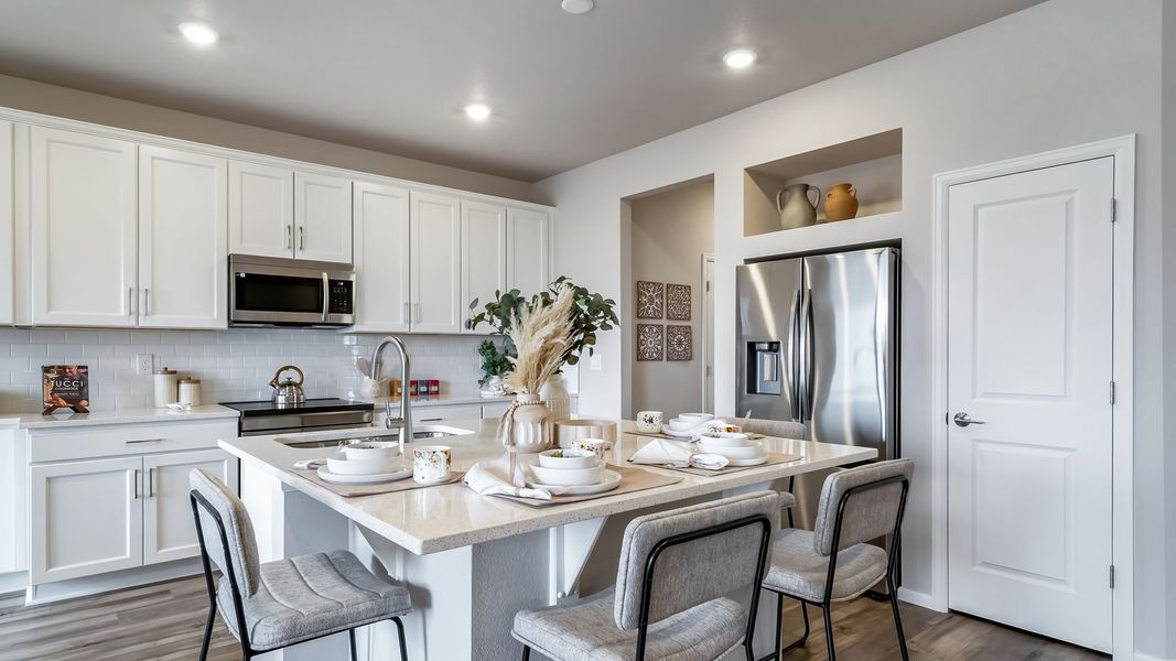 Furnished interior view inside a new home in The Reserve at Green Valley Ranch Aurora, Aurora (Image 12). Furnished interior view inside a new home in The Reserve at Green Valley Ranch Aurora, Aurora (Image 12).