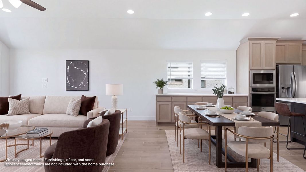 Furnished interior view inside a new home in Ramble, Celina (Image 8).