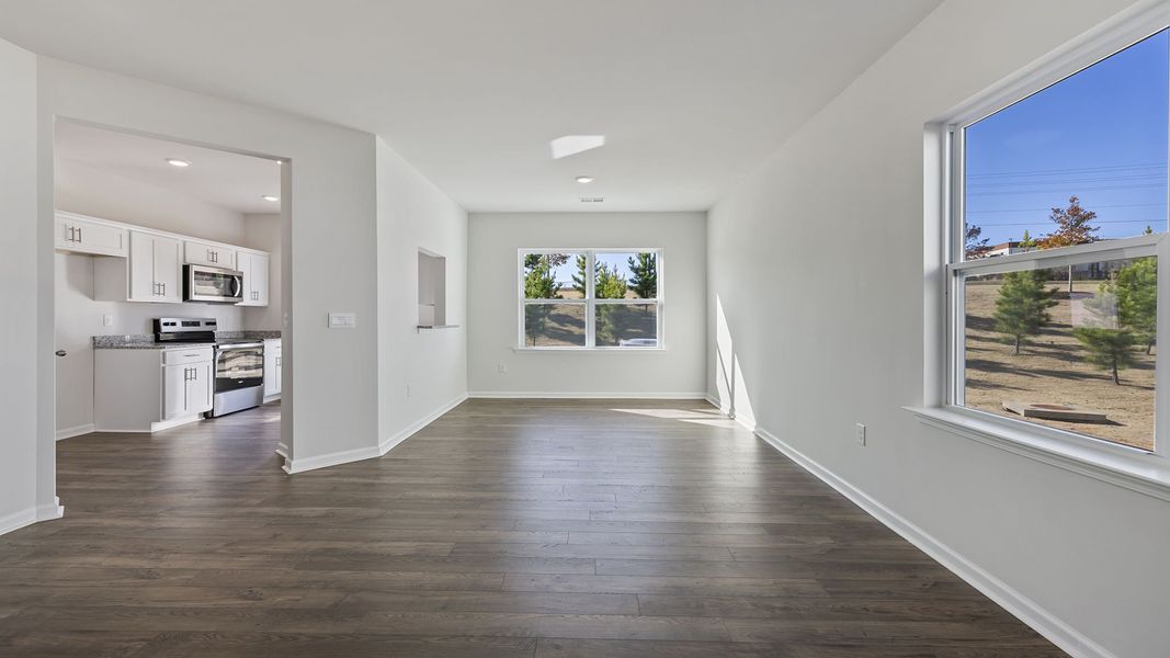 Spacious, unfurnished interior of a new home in Brookside Ridge Townhomes, Greer (Image 15).