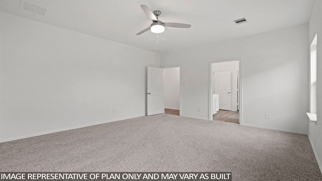 Spacious, unfurnished interior of a new home in Sunterra, Katy (Image 24).