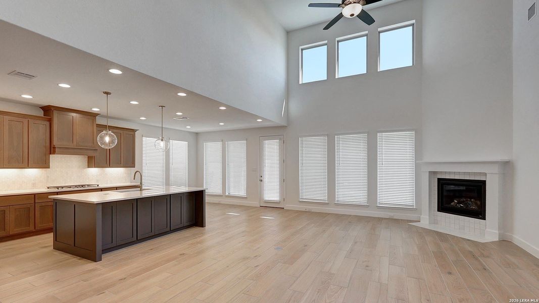 Furnished interior view inside a new home in Ladera, San Antonio (Image 9).