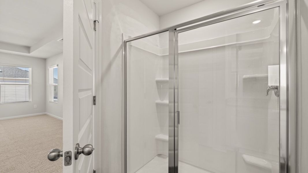 Representative interior finishes for a home built from the Mansfield by D.R. Horton in Southwind Village, Evans (Image 17).