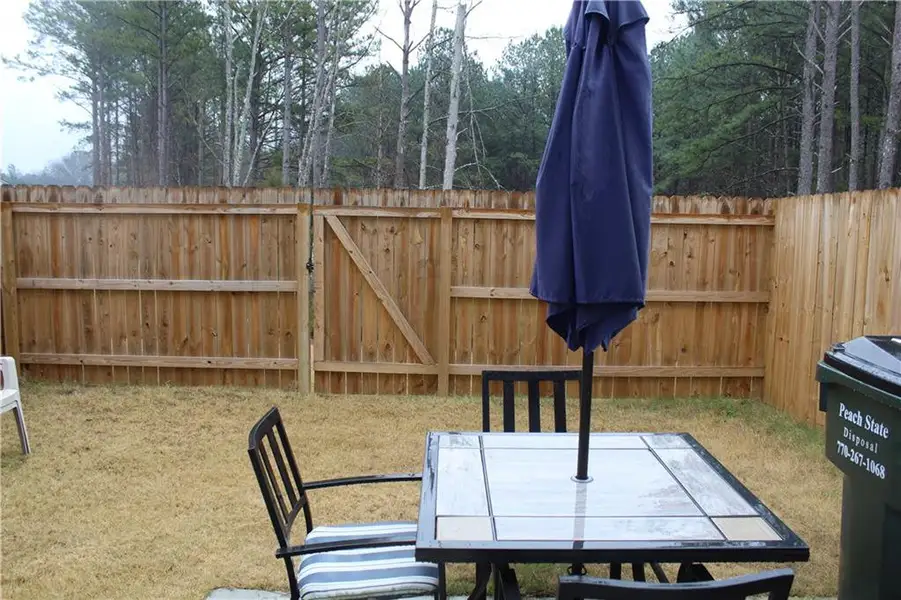 Exterior details and patio area of a home in , Conyers (Image 1). Exterior details and patio area of a home in , Conyers (Image 1).