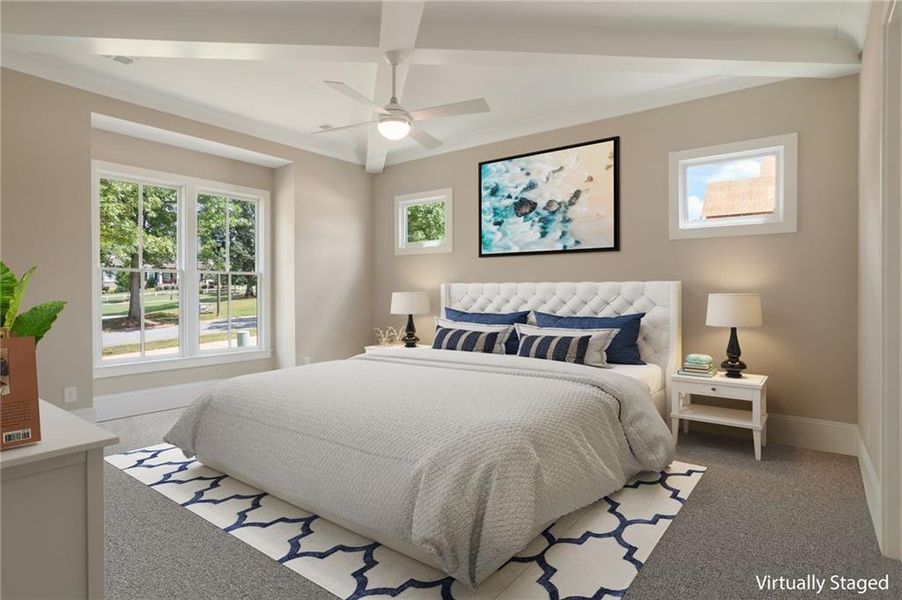 Furnished interior view inside a new home in , Statham (Image 16).