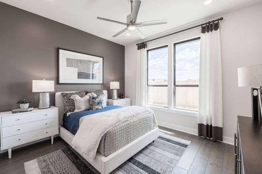 Furnished interior view inside a new home in Harvest Green 75′, Richmond (Image 34).