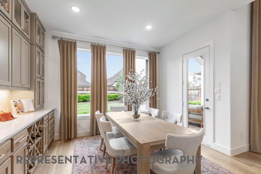 Furnished interior view inside a new home in Cross Creek West, Fulshear (Image 5).