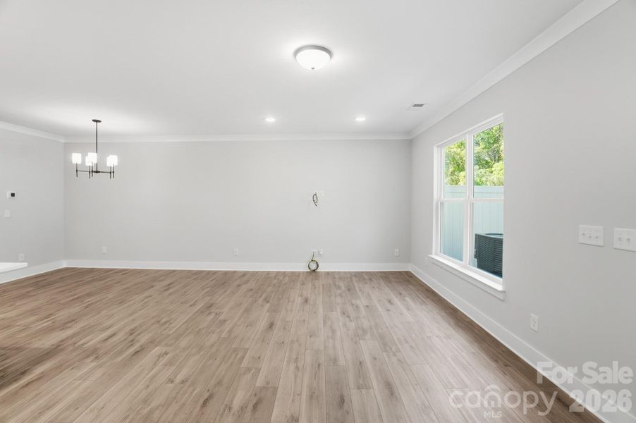 Spacious, unfurnished interior of a new home in Blythe Mill Townhomes, Waxhaw (Image 37).