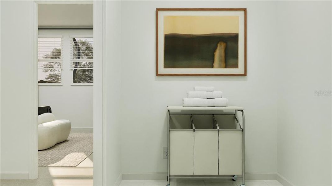 Furnished interior view inside a new home in , Davenport (Image 18).