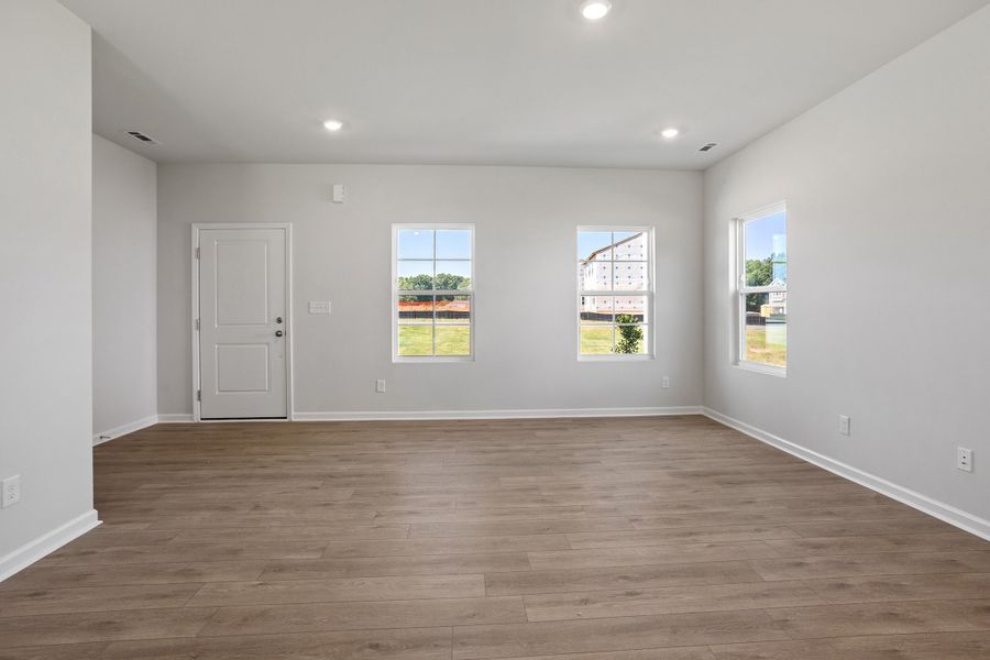 Spacious, unfurnished interior of a new home in Cambridge Reserve, Angier (Image 17). Spacious, unfurnished interior of a new home in Cambridge Reserve, Angier (Image 17).