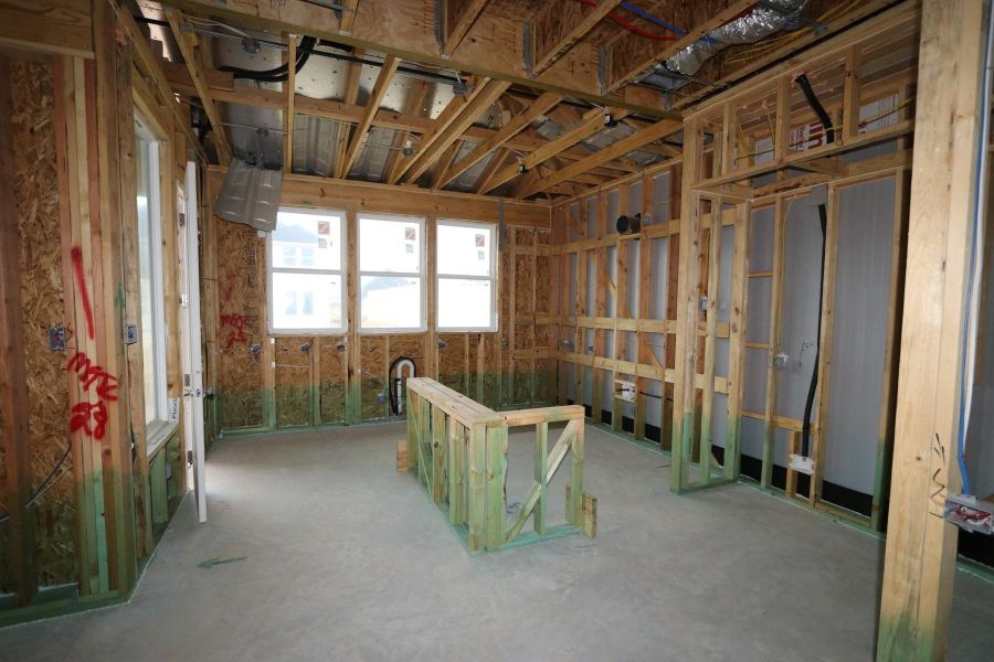 Spacious, unfurnished interior of a new home in Dunham Pointe 60′, Cypress (Image 16). Spacious, unfurnished interior of a new home in Dunham Pointe 60′, Cypress (Image 16).