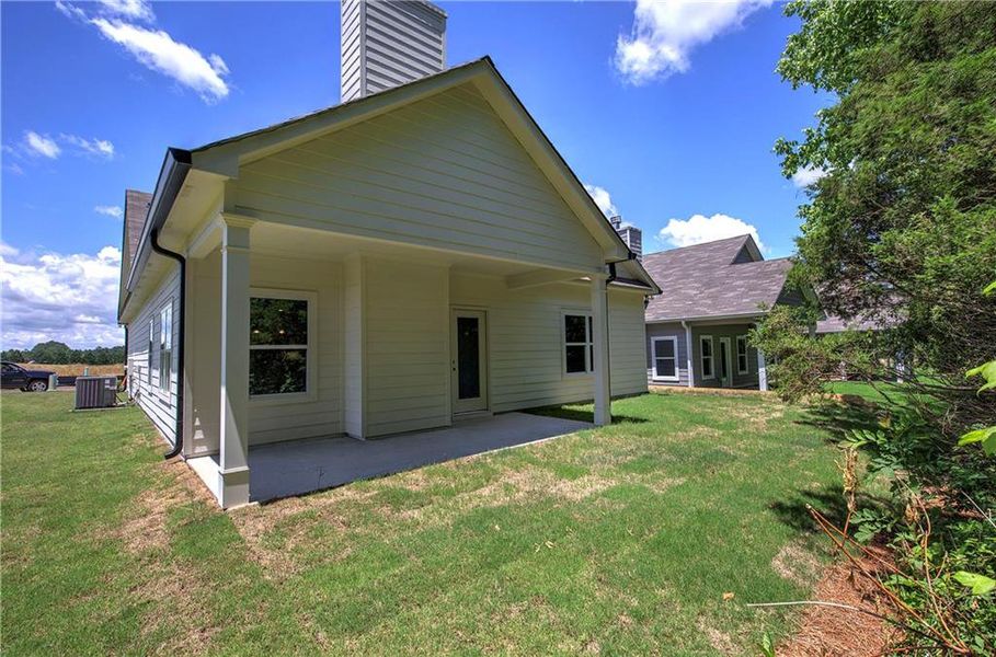 Exterior details and patio area of a home in , Cartersville (Image 24).