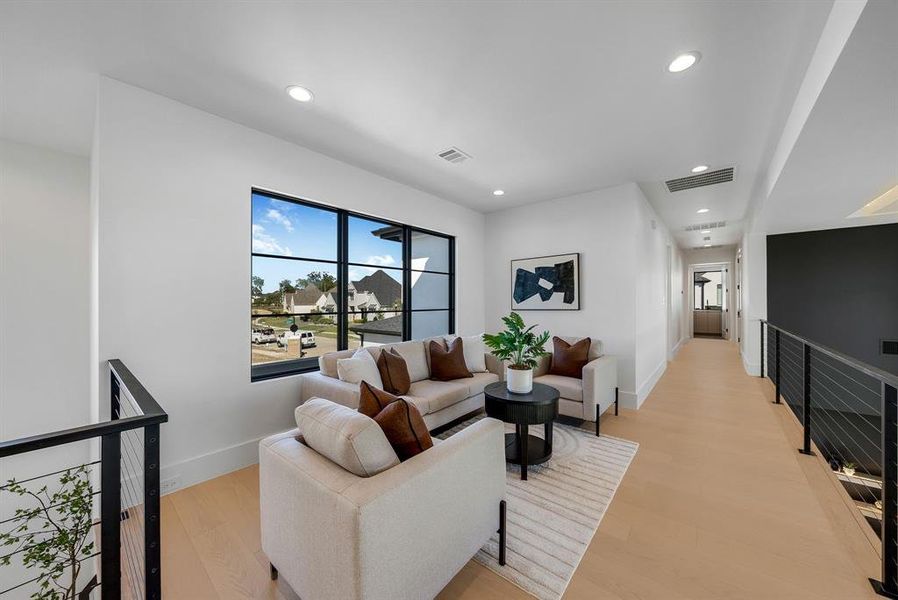 Furnished interior view inside a new home in , Prosper (Image 29).
