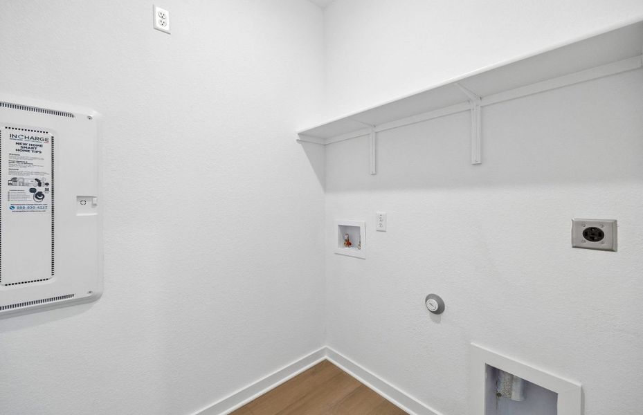Spacious, unfurnished interior of a new home in Skyview, Belton (Image 23). Spacious, unfurnished interior of a new home in Skyview, Belton (Image 23).