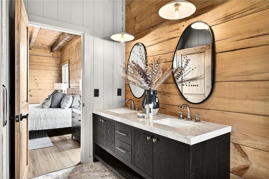 Furnished interior view inside a new home in , Ellijay (Image 6).