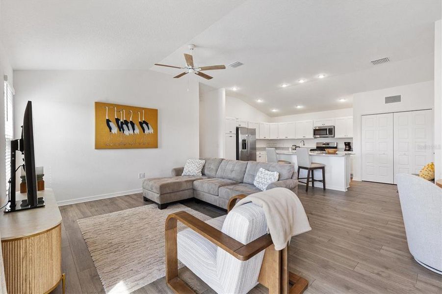 Furnished interior view inside a new home in , The Villages (Image 10). Furnished interior view inside a new home in , The Villages (Image 10).